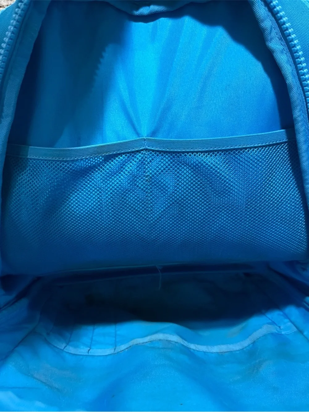 CROCS Bright Blue Kids Backpack with Smiley Charm